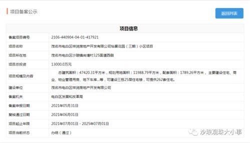 投资1.3亿元 电白这个镇又一个楼盘来了