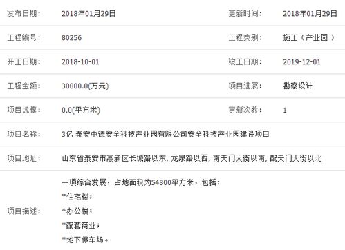 1月29日工程项目信息汇总 总额达26.6亿元重点项目概览